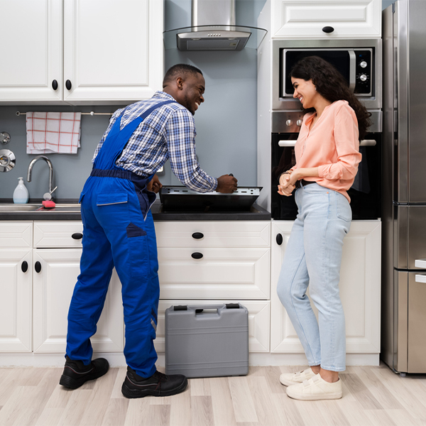 can you provide an estimate for cooktop repair before beginning any work in Lompico